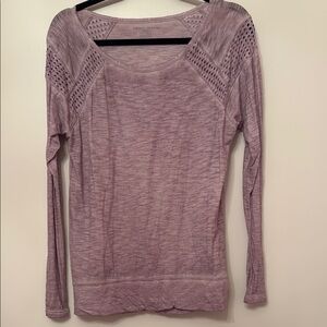 DKNY Purple Long Sleeve Top